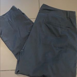 Navy Betabrand Best Travel Straight Leg Pant 32x30